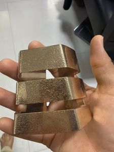 Geometric Gold Tone Stackable Bangles