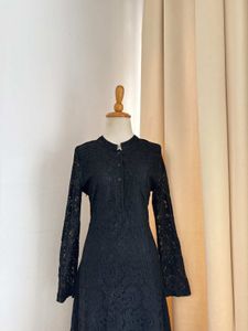 Elegant Black Lace Gown