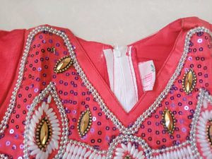 Gorgeous Pink Girls Ethnic Dress Set