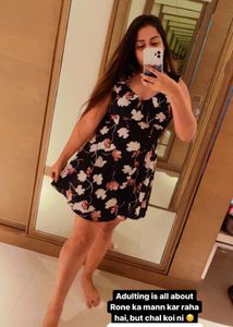 Mast & Harbour Blue Floral Dress