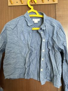 Blue Formal And Casual Shirt Full Sleeves