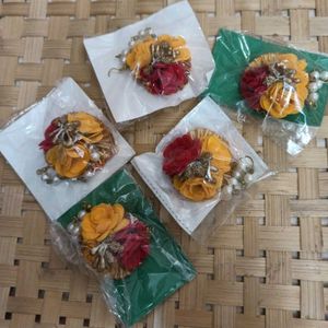 Floral Hair Accessories 'Maang Tikka'