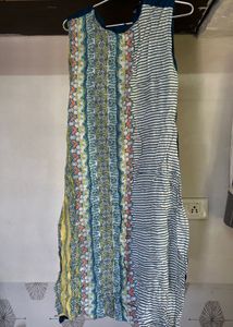 Colorful Sleeveless Dress
