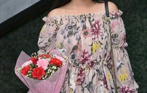 Floral Off-Shoulder Tiered Sleeve Top