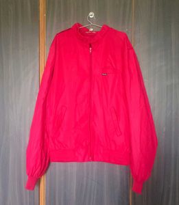 Men's Red Bomber Jacket