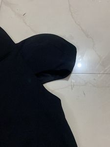 Padded Sweetheart Black Dress