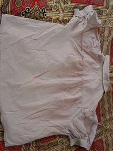 Light Purple Collared Button-Up Shirt