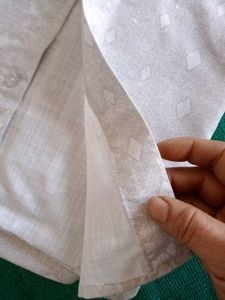 Vintage Diamond Pattern Button-Up Shirt
