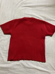 Red Short Sleeve Crew Neck T-Shirt