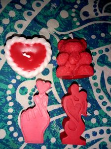 Set of 4 Decorative Candles