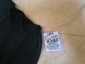 Sparkly Black Long Sleeve glitter Top