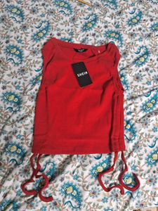 🍒Red Ruched Top🍒