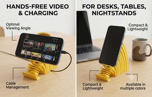 Customizable 3D Printed Phone Stand
