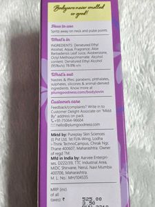 Pack of 4 Plum BodyLovin' Smokin' Vanilla Body Mis