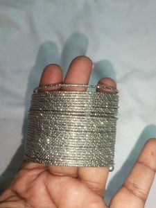Silver Bangle Set