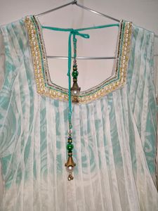 Embroided Anarkali Heavy Suit