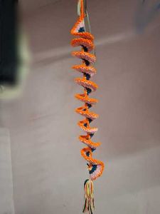 Handmade Crochet Spiral Decor