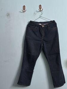 Dark Wash Classic Straight Leg Jeans