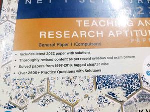 Ugc Net/Jrf Paper 1 K.V.S. Madaan Book