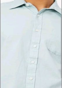 John Navy Slim Fit Men's Shirt