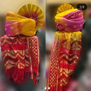 Dupatta & turban/pagdi Set