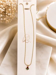 Delicate Tulip Pendant Necklace