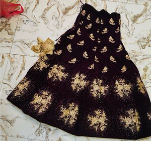 Designer Embroidered fishcut lehenga