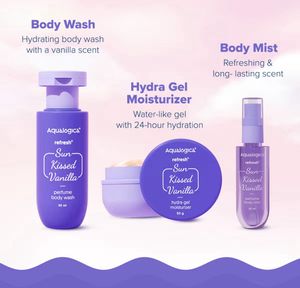 Aqualogica Vanilla Body Care Set New