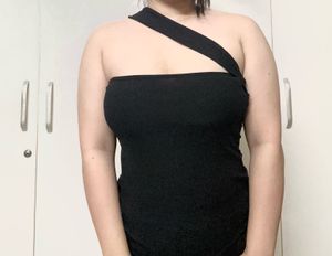 Black One Shoulder Dress
