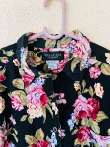Floral Print Long Sleeve Shirt