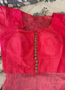 Elegant Pink Ethnic Gown