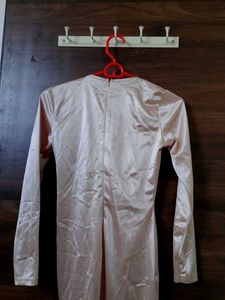 Chic Ruched Satin Mini Dress