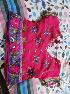 Beautiful Lehenga Saree With Blouse