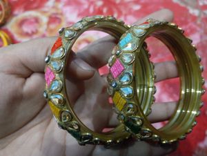 Colorful Beaded Bangle Set