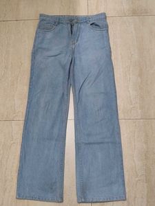 Wide Leg / straight Denim light blue  Jeans