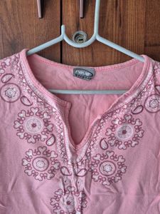 Pink Embellished Top
