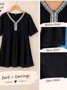 🎁 Combo Of Beautiful jhumka &amp; kurti