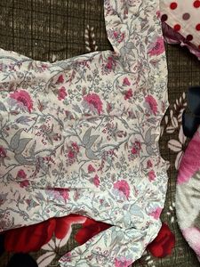 Floral Print Kurta