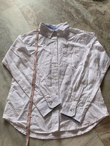 Classic White Button-Down Shirt