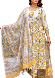 Floral Print Kurta Set