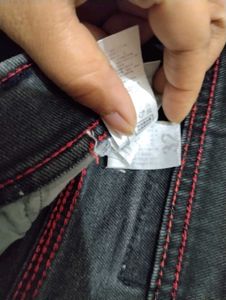 Grey Washed Denim Jeans