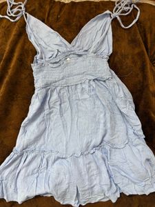 Blue sundress