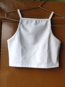 Distrupt White Crop Top