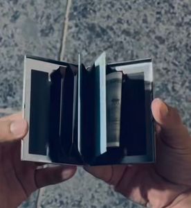 Y2K Sleek Metal Card Holder