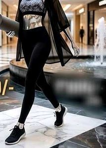 Stylish Leggings In Black Color