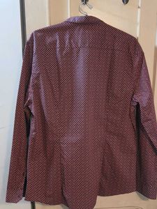 Men's hearts Print Button-Up Shirt
