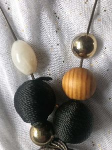 Boho Beaded Pendant Necklace