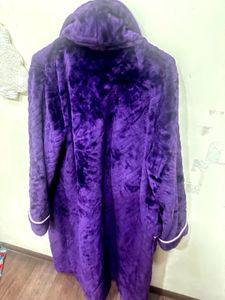 Cozy Purple Plush Robe