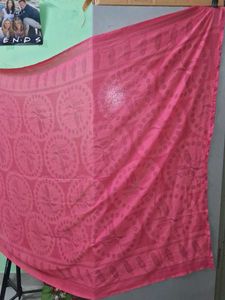 Pretty Pink Printed Scarf