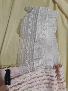 Cute Pink Lace Trim Tank Top